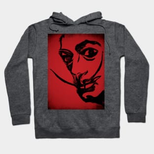 red dali Hoodie